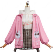 プロジェクトセカイ カラフルステージ！ feat. 初音ミク 鳳えむ 草薙寧々 お出かけ服 おさんぽうさちゃんコーデ コスプレ衣装(ゲーム• アニメコスプレ衣装でおすすめの商品)