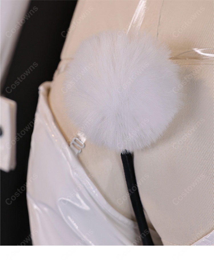 勝利の女神:NIKKE ブラン 逆バニーガール衣装 コスプレ衣装-8