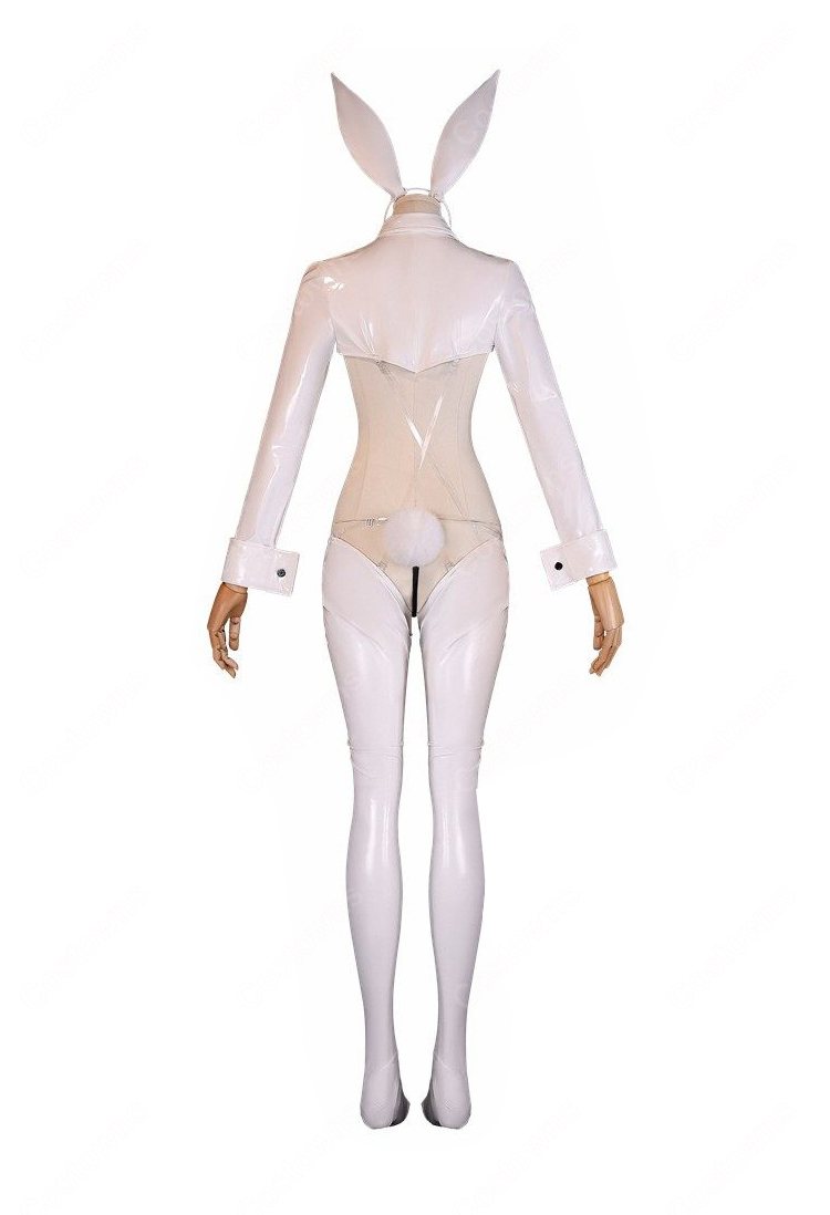 勝利の女神:NIKKE ブラン 逆バニーガール衣装 コスプレ衣装-3