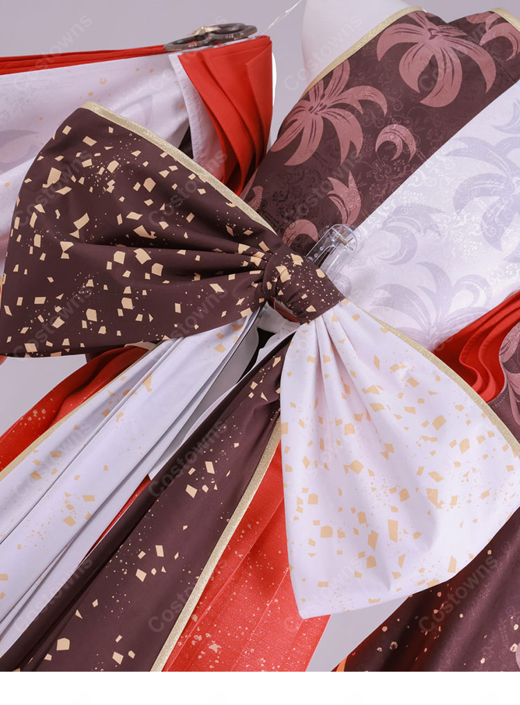 hololive ホロライブ 百鬼あやめ 7周年記念 天女繚華 花吹雪 コスプレ衣装-15