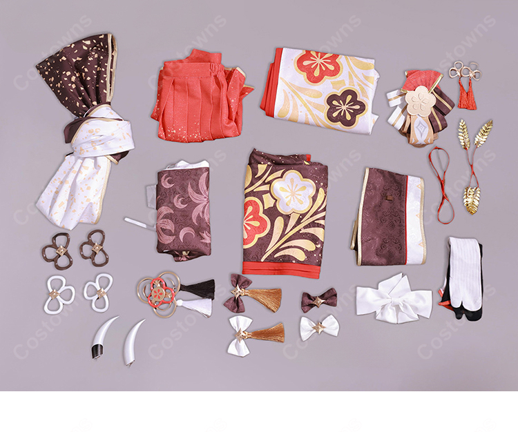 hololive ホロライブ 百鬼あやめ 7周年記念 天女繚華 花吹雪 コスプレ衣装-20