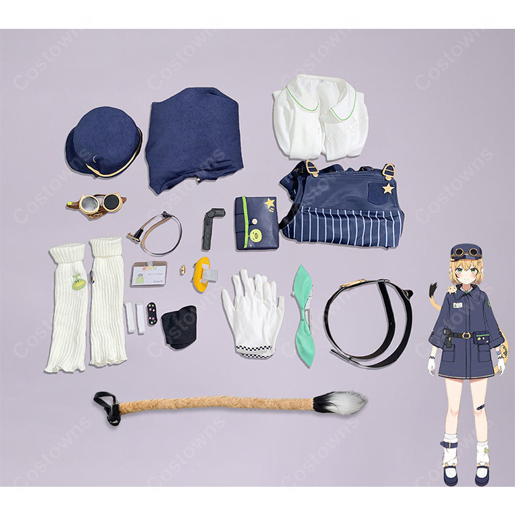 VTuber Dooby トビネズミ 鉄道制服 コスプレ衣装｜コスプレ衣装通販