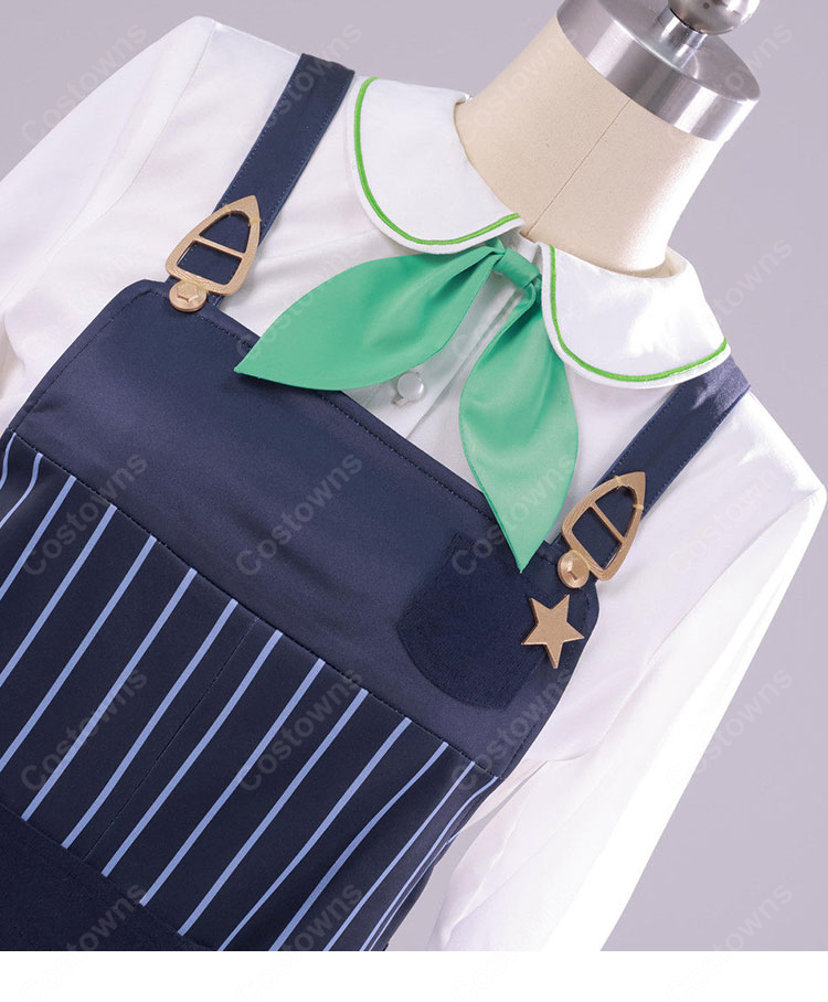 VTuber Dooby トビネズミ 鉄道制服 コスプレ衣装-16