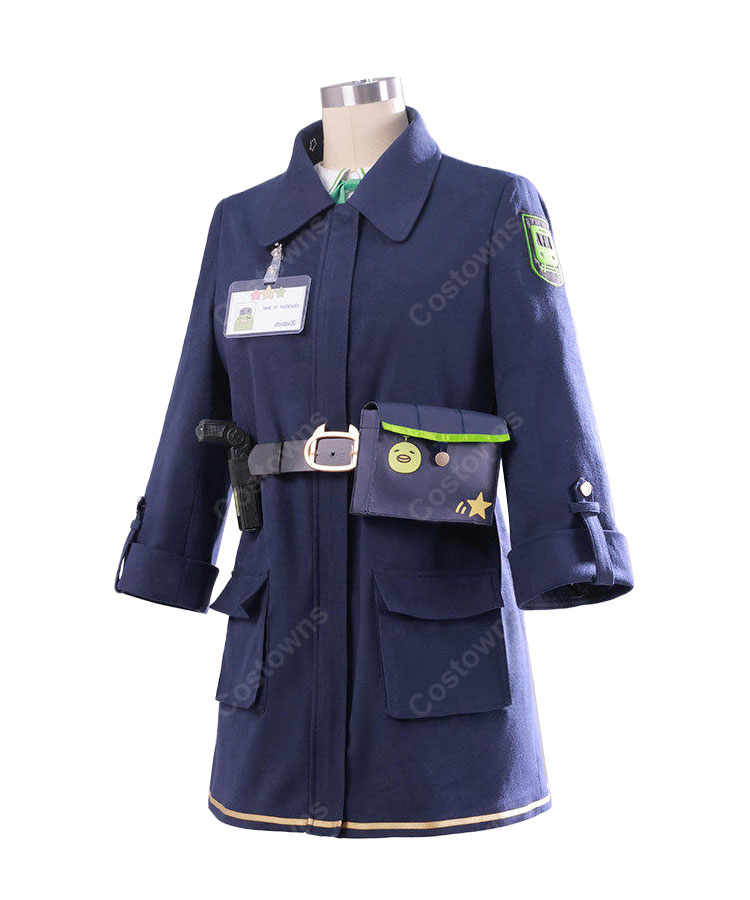 VTuber Dooby トビネズミ 鉄道制服 コスプレ衣装-4