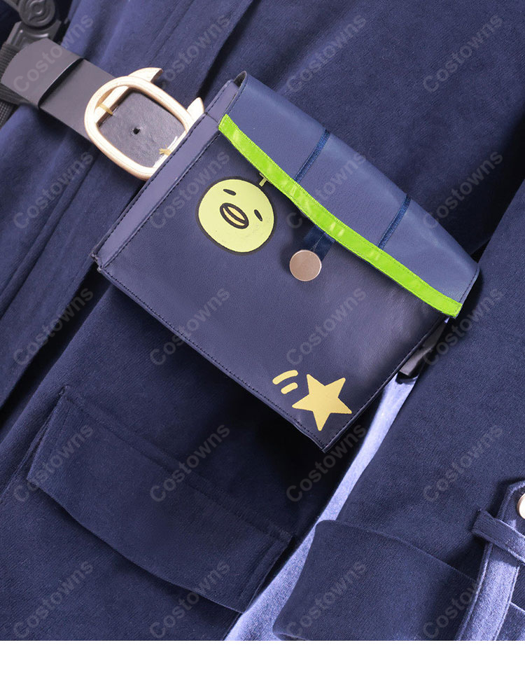 VTuber Dooby トビネズミ 鉄道制服 コスプレ衣装-10