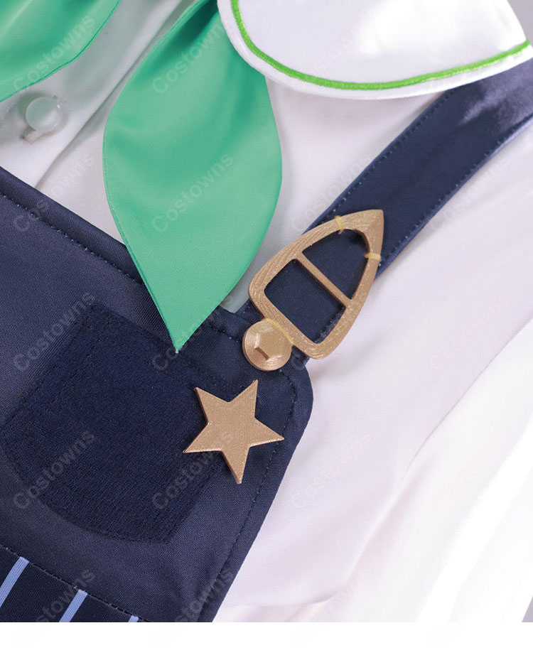 VTuber Dooby トビネズミ 鉄道制服 コスプレ衣装-17