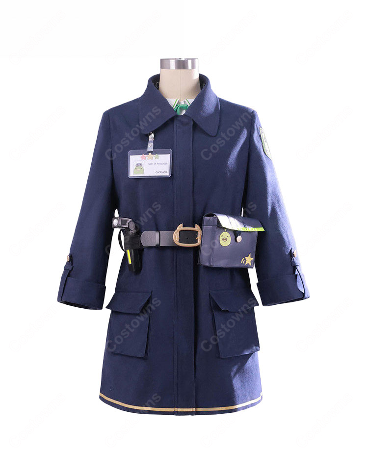 VTuber Dooby トビネズミ 鉄道制服 コスプレ衣装-2