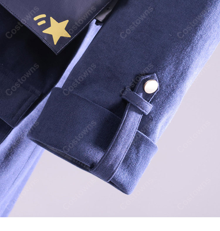 VTuber Dooby トビネズミ 鉄道制服 コスプレ衣装-11