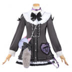 プロジェクトセカイ カラフルステージ！ feat. 初音ミク 25時、ナイトコードで。 × 巡音ルカ キャットラビング 東雲絵名 コスプレ衣装