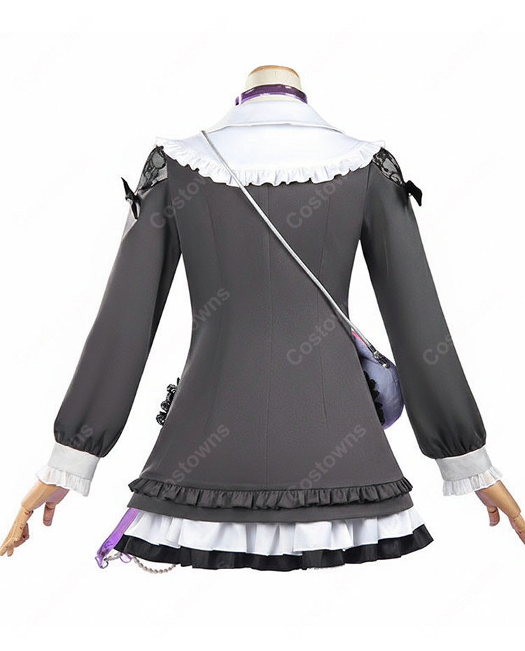 プロジェクトセカイ カラフルステージ! feat. 初音ミク 25時、ナイトコードで。 × 巡音ルカ キャットラビング 東雲絵名 コスプレ衣装-4