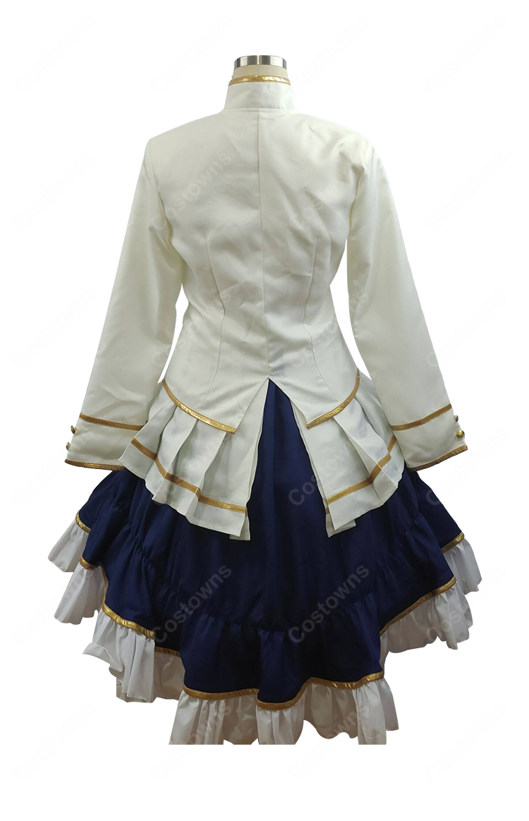 ウマ娘 プリティーダービー キングヘイロー 白く気高き激励の装 勝負服 コスプレ衣装-5