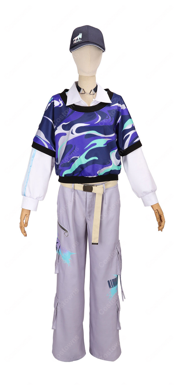 にじさんじ 花籠つばさ デフォルト衣装 コスプレ衣装-2