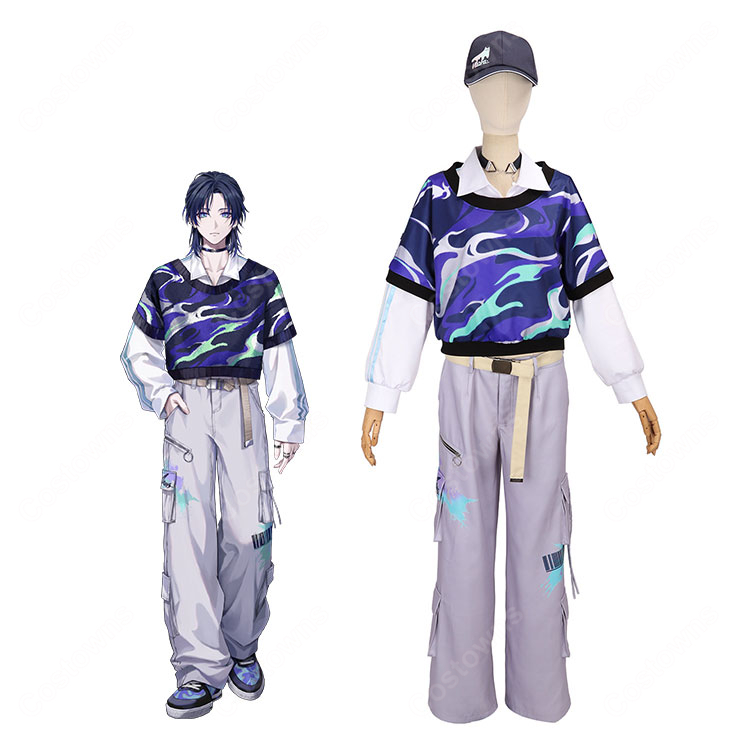 にじさんじ 花籠つばさ デフォルト衣装 コスプレ衣装-1