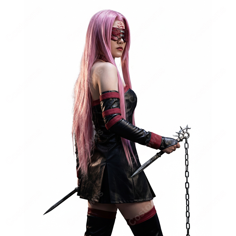 Fate FGO ライダー メドゥーサ コスプレ フルセット ウィッグ 武器 Fate/Grand Order メドゥーサ ライダー 第一再臨（基本衣装） コスプレ