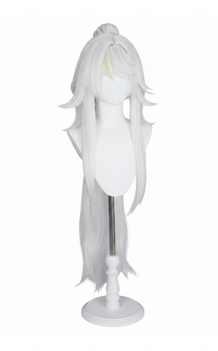 原神 しはく(茲白) 白馬 仙人 コスプレウィッグ-3