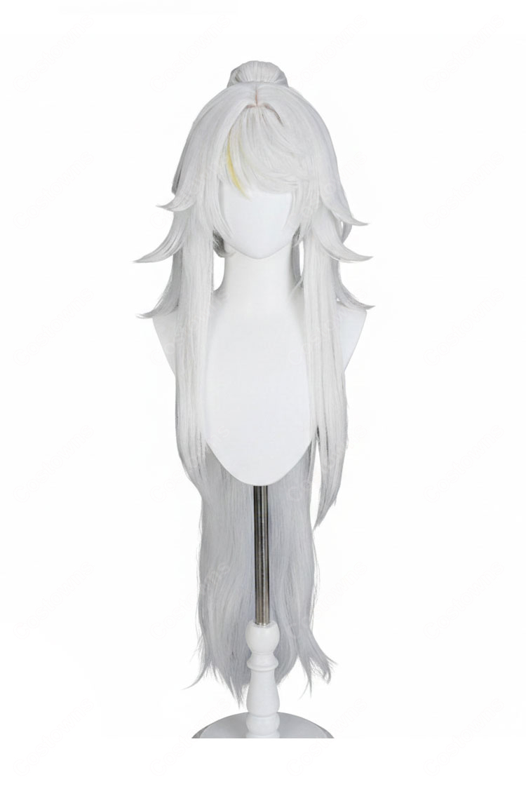 原神 しはく(茲白) 白馬 仙人 コスプレウィッグ-2
