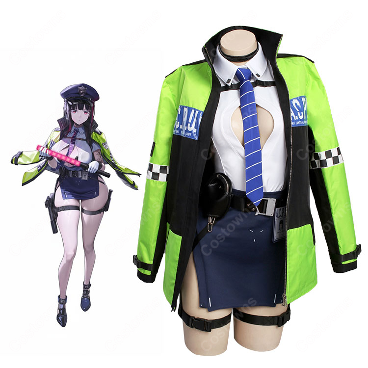 勝利の女神:NIKKE D:キラーワイフ シークレットポリス コスプレ衣装-1