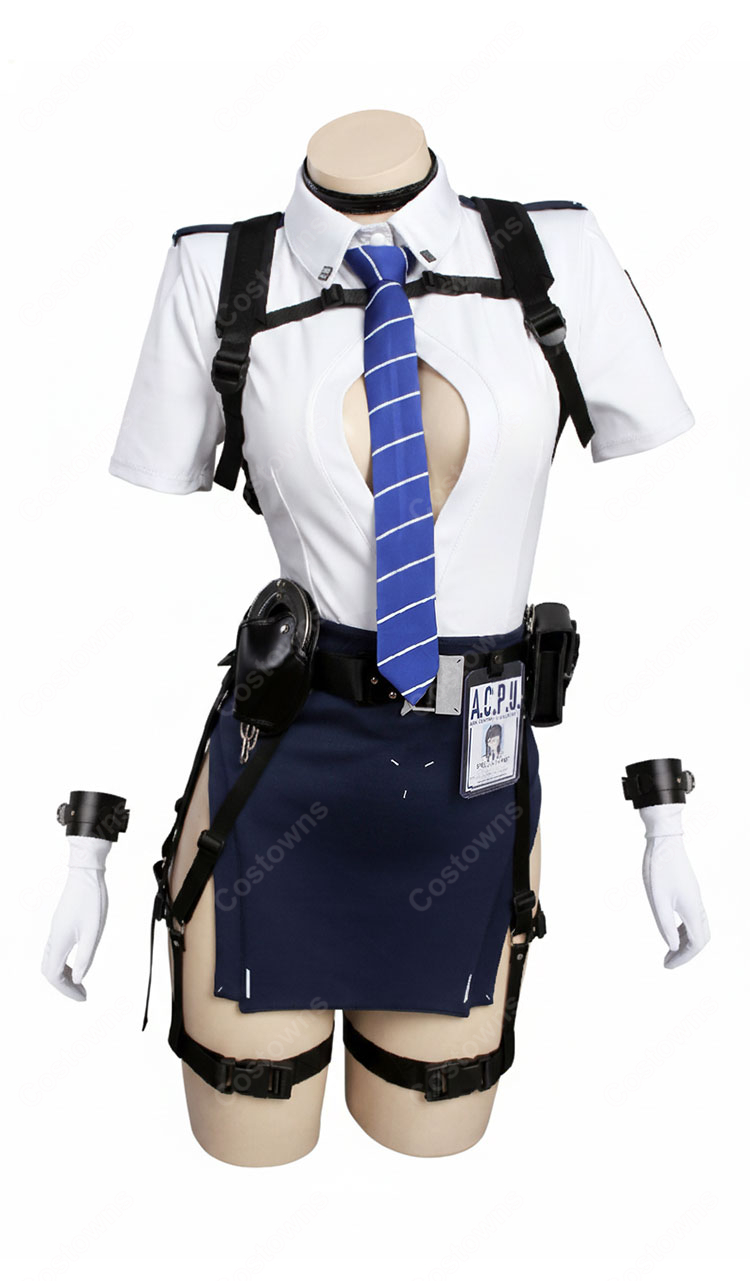 勝利の女神:NIKKE D:キラーワイフ シークレットポリス コスプレ衣装-4