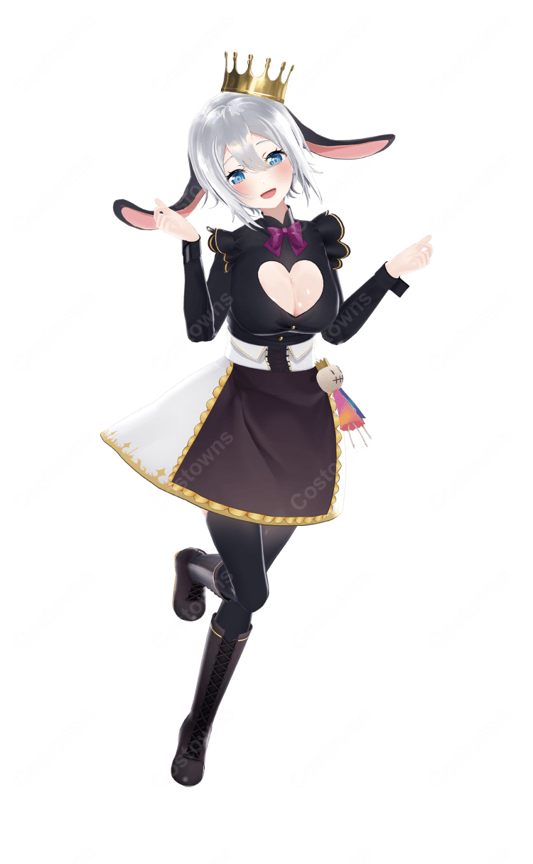 あおぎり高校 山黒音玄 コスプレウィッグ-1