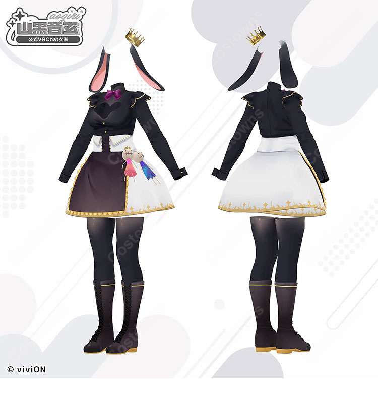 あおぎり高校 山黒音玄 コスプレ靴-2