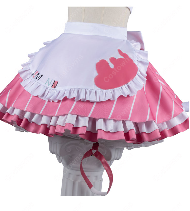 アズールレーン ハムマン 美味しい魔法 コスプレ衣装 メイド服-4