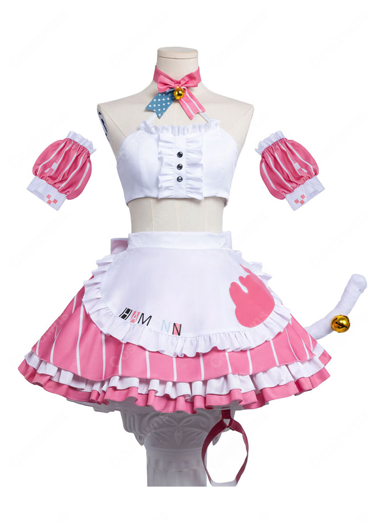 アズールレーン ハムマン 美味しい魔法 コスプレ衣装 メイド服-2