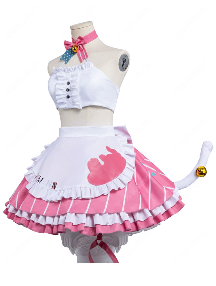 アズールレーン ハムマン 美味しい魔法 コスプレ衣装 メイド服-3