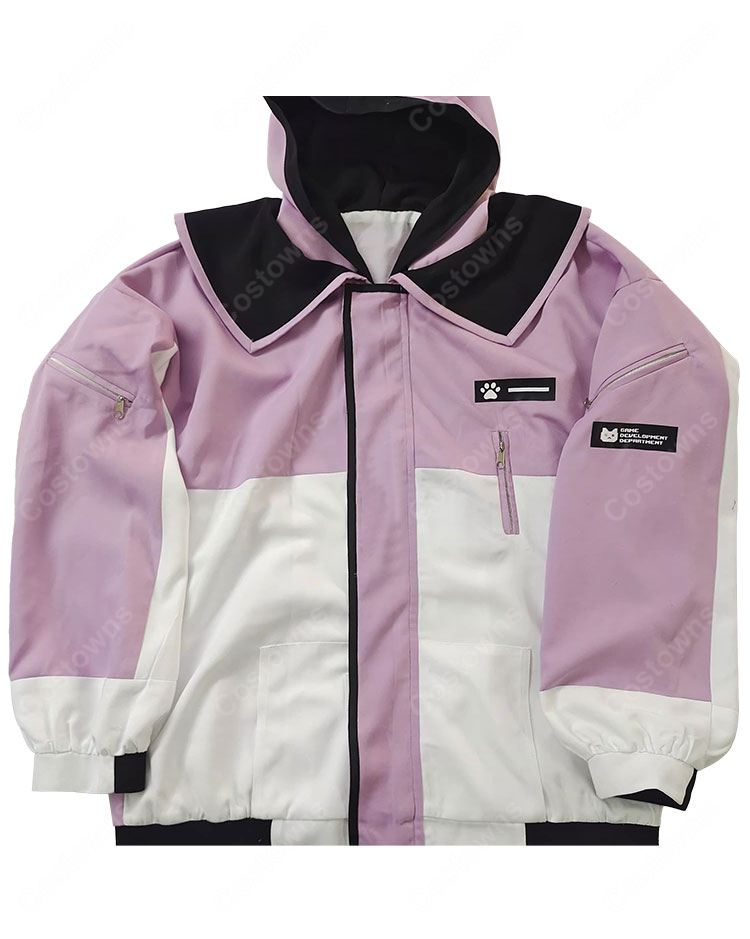 ブルーアーカイブ デカグラマトン編 才羽モモイ 才羽ミドリ コスプレ衣装 防寒着 コート-4