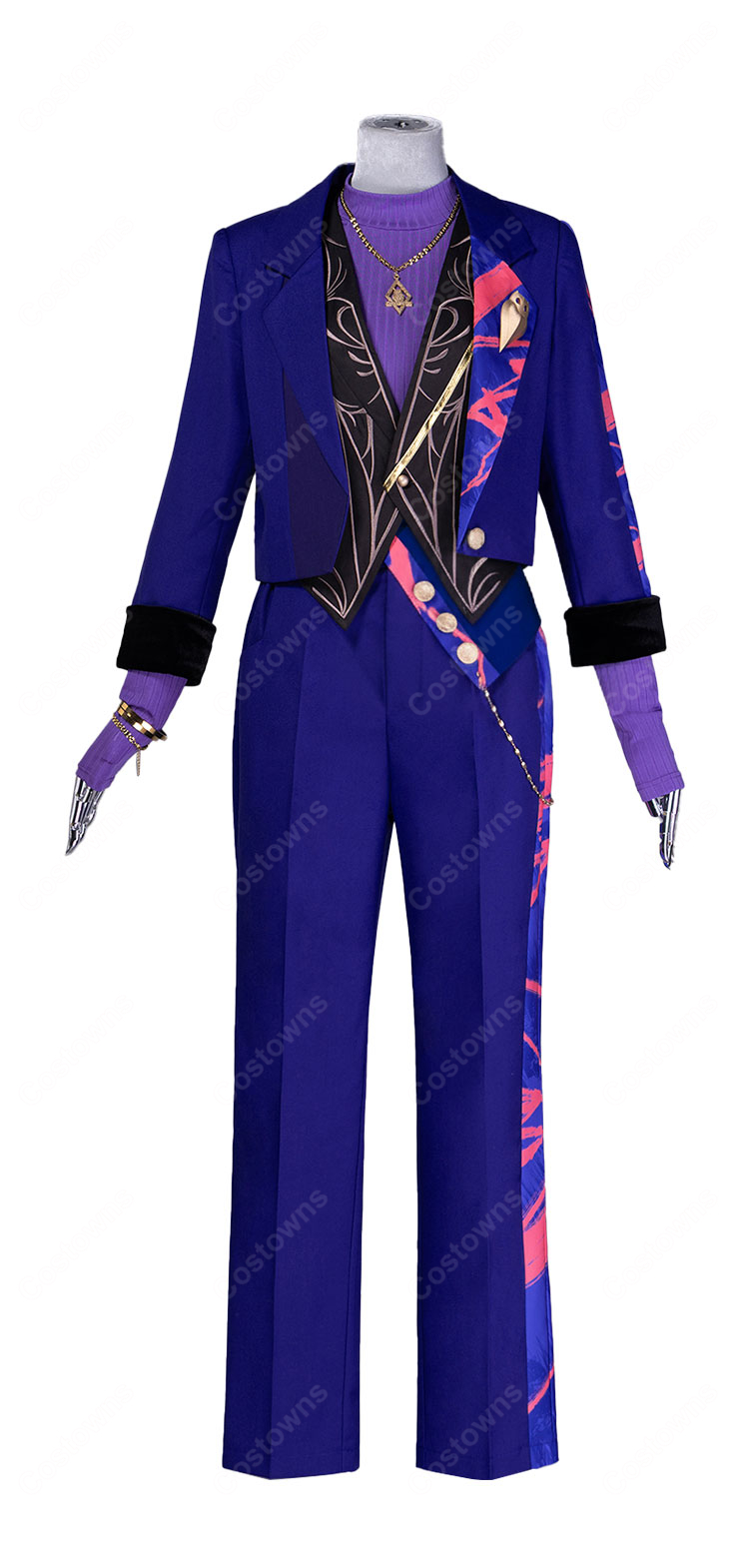 プロジェクトセカイ カラフルステージ！ feat. 初音ミク 天馬司 コスプレ衣装 ［絶望に潜る］ Biggest Bluff ライブ衣装-2