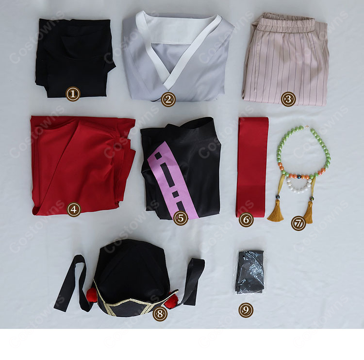 鬼滅の刃 童磨  幼少期 コスプレ衣装-9