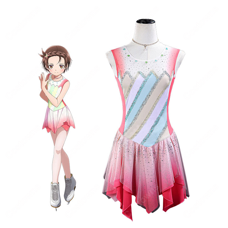 メダリスト Season 2 結束いのり コスプレ衣装 フィギュアスケート衣装-1