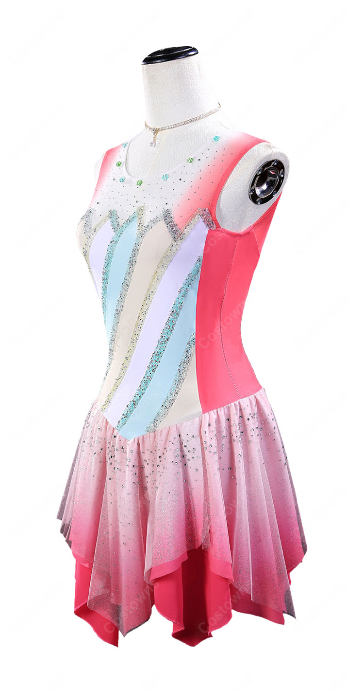 メダリスト Season 2 結束いのり コスプレ衣装 フィギュアスケート衣装-3