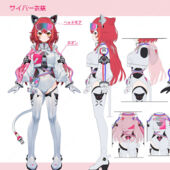 ぶいすぽっ! 猫汰つな コスプレ衣装 新衣装 サイバー衣装(ゲーム• アニメコスプレ衣装でおすすめの商品)