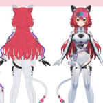 ぶいすぽっ！ 猫汰つな コスプレウィッグ VTuber 耐熱 かつら 高品質 ネット付き