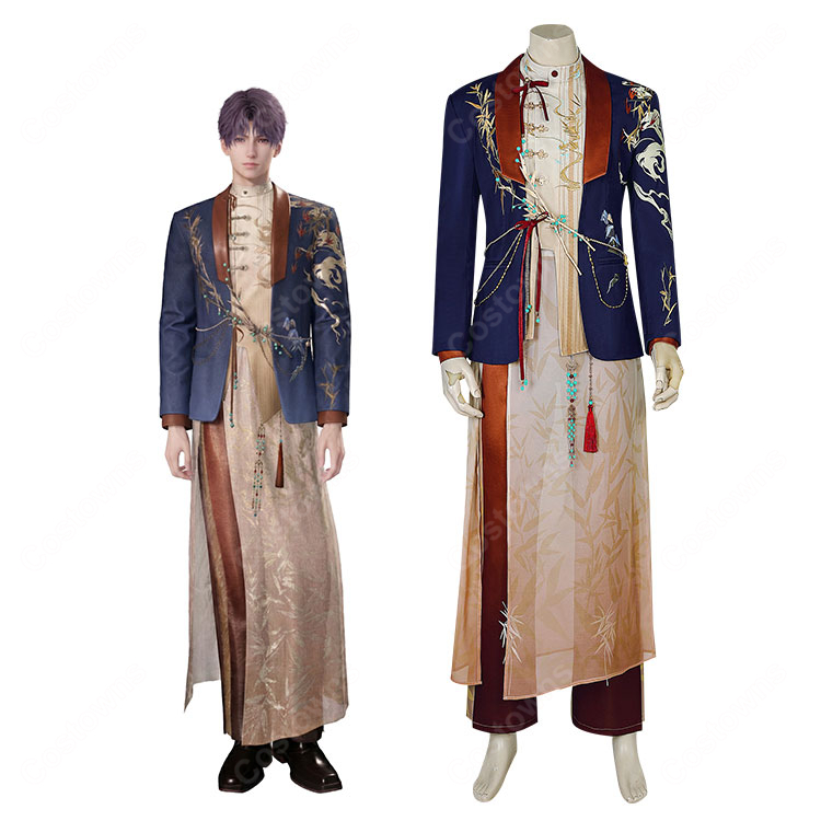 恋と深空 陽を映す霞 コスプレ衣装 レイ マヒル シン セイヤ ホムラ カレ共通衣装 豪華セット ハロウィン イベント撮影-1