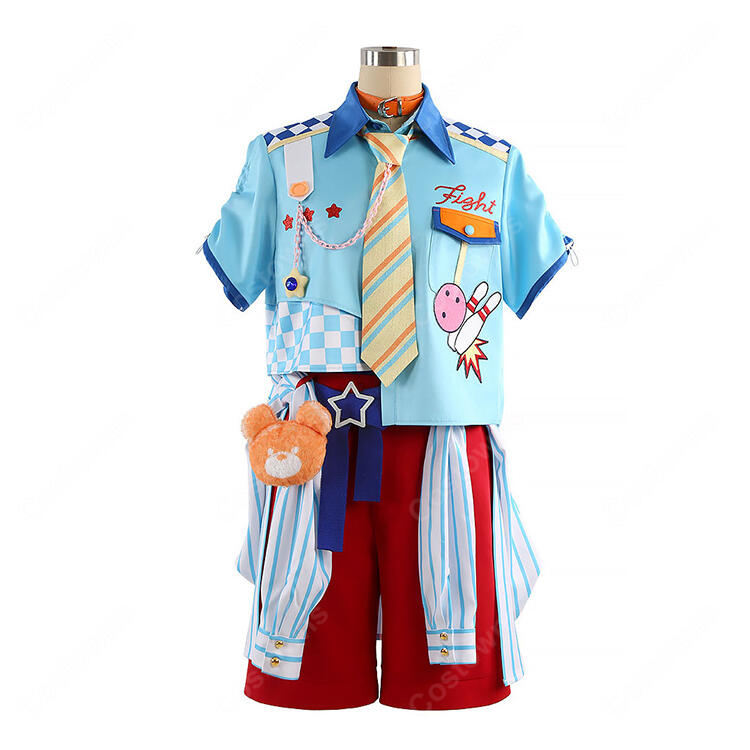 あんスタ コスプレ クマクマレスQ カンナ 桃李 真 あんさんぶるスターズ！！ クマクマレスQ衣装 姫宮桃李 遊木真 仁兎