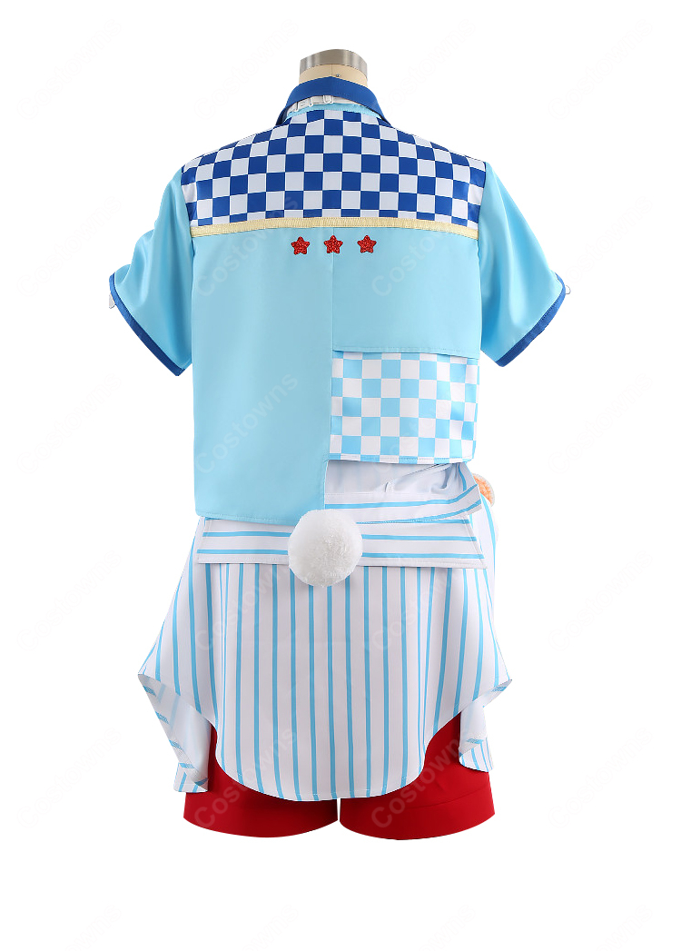 あんさんぶるスターズ！！ クマクマレスQ衣装 姫宮桃李 遊木真 仁兎なずな 月永レオ カンナ コスプレ衣装-5