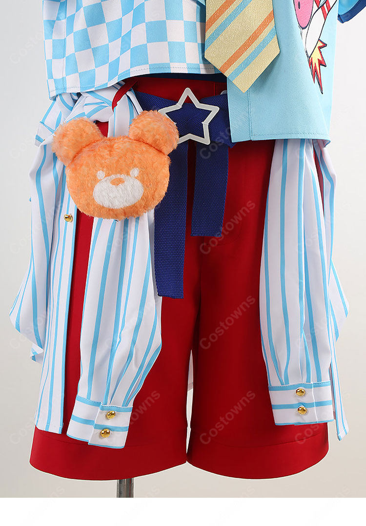 あんさんぶるスターズ！！ クマクマレスQ衣装 姫宮桃李 遊木真 仁兎なずな 月永レオ カンナ コスプレ衣装-7