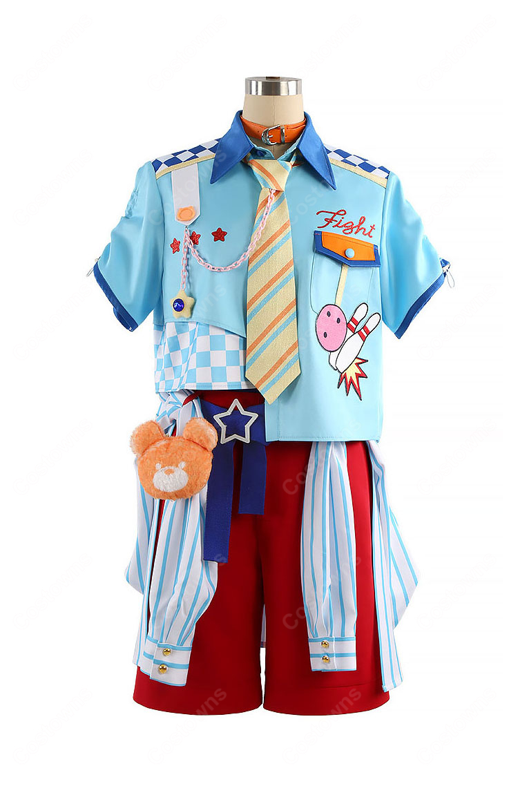 あんさんぶるスターズ！！ クマクマレスQ衣装 姫宮桃李 遊木真 仁兎なずな 月永レオ カンナ コスプレ衣装-2