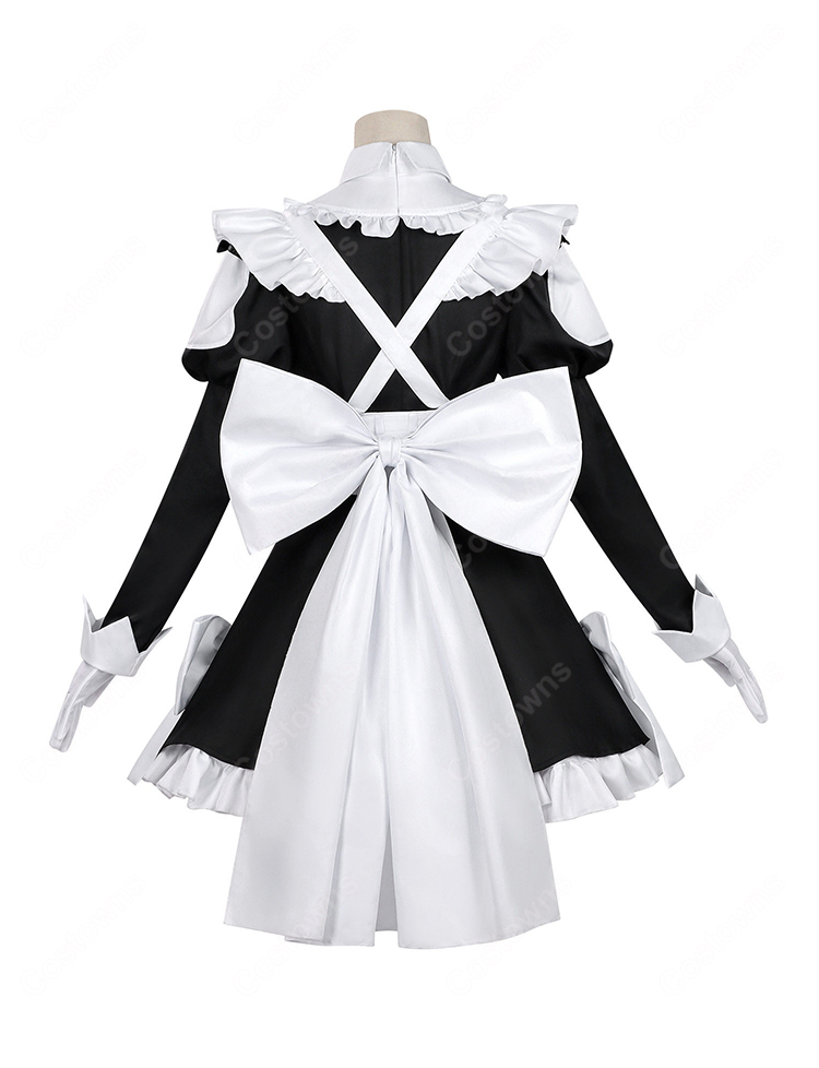 死亡遊戯で飯を食う。 桃乃（モモノ） コスプレ衣装 ゴーストハウス  メイド服-4