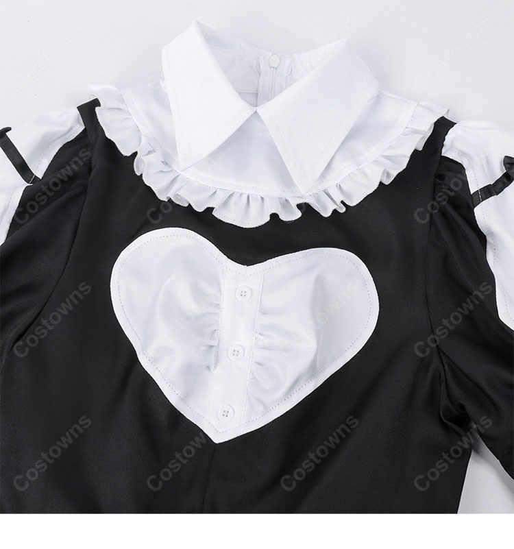 死亡遊戯で飯を食う。 桃乃（モモノ） コスプレ衣装 ゴーストハウス  メイド服-5