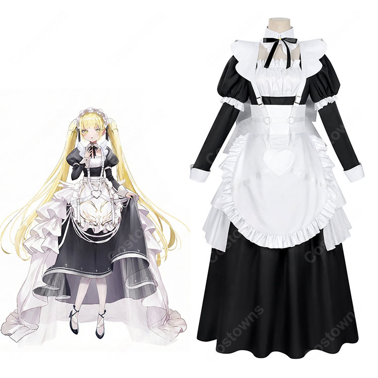 死亡遊戯で飯を食う。 金子（キンコ） コスプレ衣装 ゴーストハウス  メイド服-1