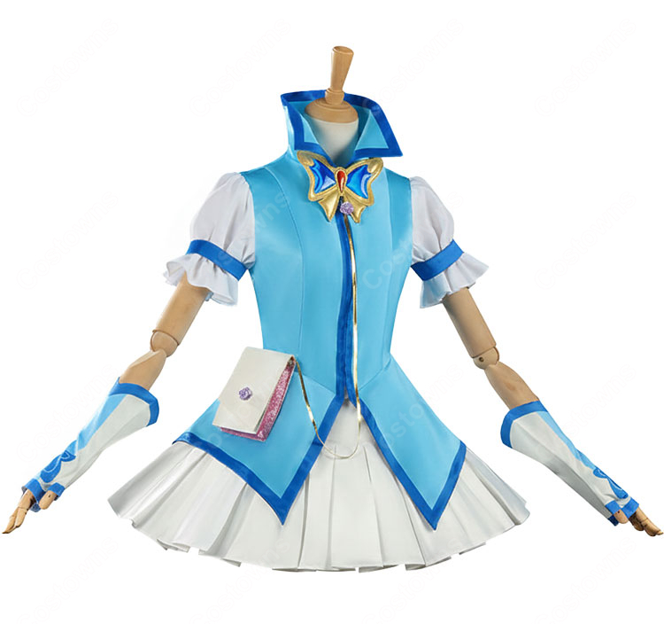 Yes!プリキュア5  水無月かれん キュアアクア コスプレ衣装-3