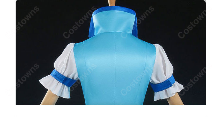 Yes!プリキュア5  水無月かれん キュアアクア コスプレ衣装-10