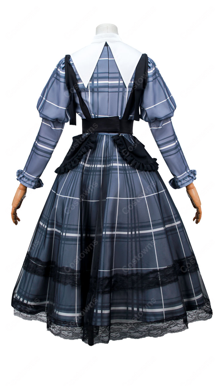 無期迷途 ルミナ コスプレ衣装 取り調べ 温泉旅館制服 セット 小道具付き Path to Nowhere コスチューム 仮装 イベント 撮影会-5