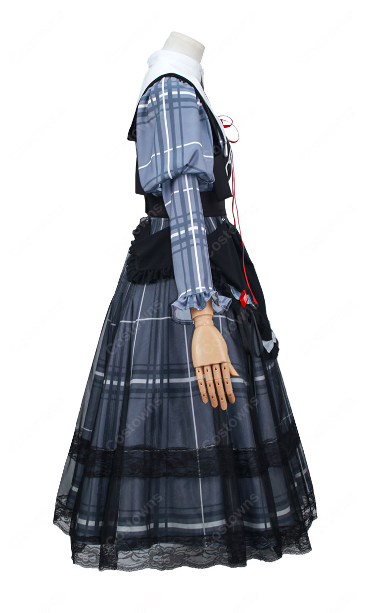 無期迷途 ルミナ コスプレ衣装 取り調べ 温泉旅館制服 セット 小道具付き Path to Nowhere コスチューム 仮装 イベント 撮影会-4