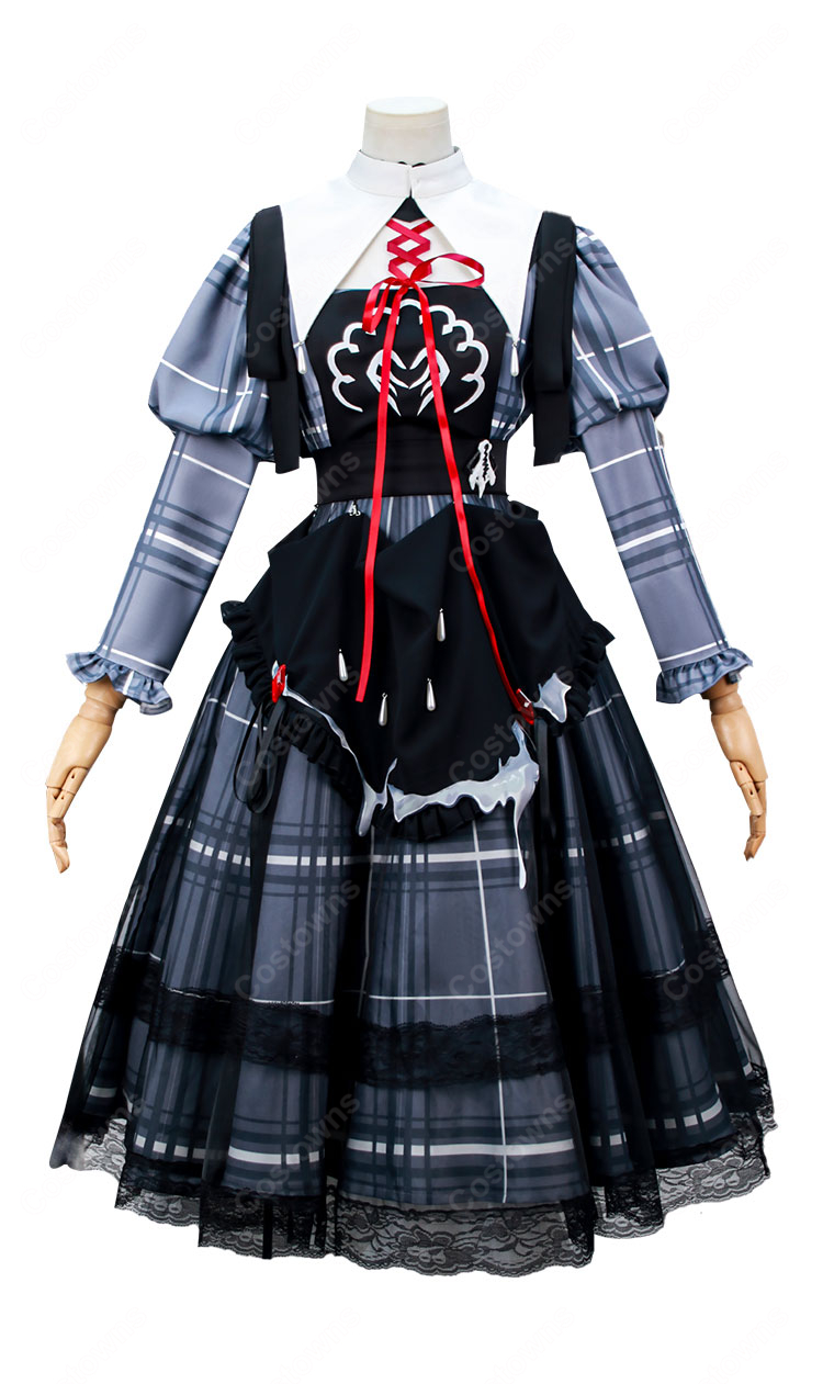 無期迷途 ルミナ コスプレ衣装 取り調べ 温泉旅館制服 セット 小道具付き Path to Nowhere コスチューム 仮装 イベント 撮影会-2