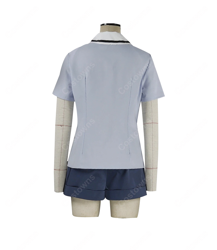 ガールズバンドクライ 井芹仁菜 コスプレ衣装 運命の華 Ver. トゲナシトゲアリ ステージ衣装 ブルー フルセット-7