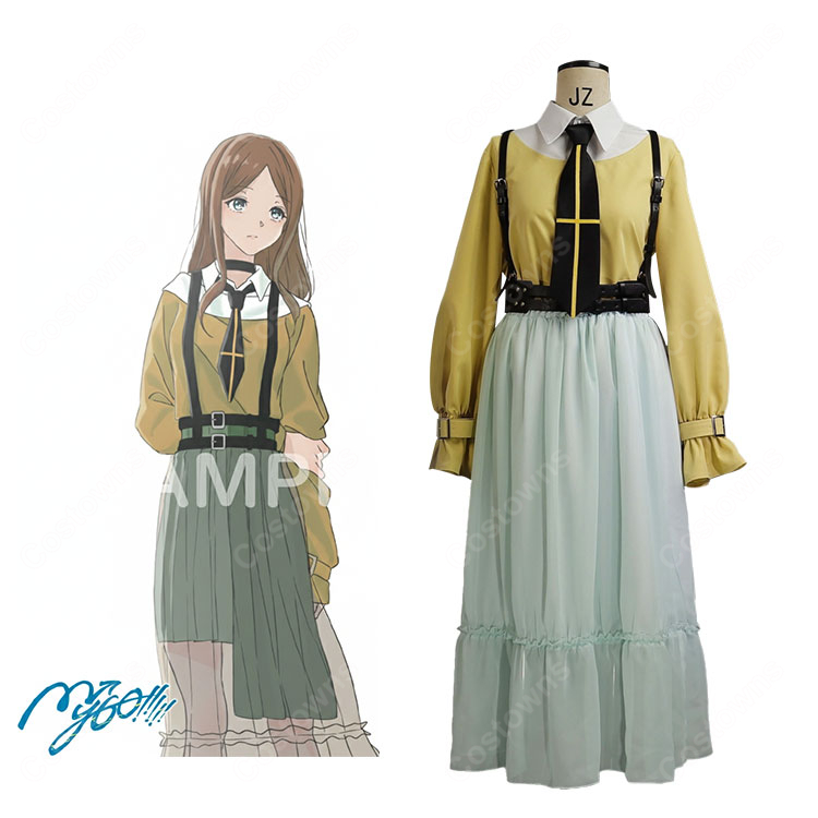 MyGO!!!!! 5th Single「端程山」 長崎そよ 小日向美香 コスプレ衣装 ステージ衣装-1