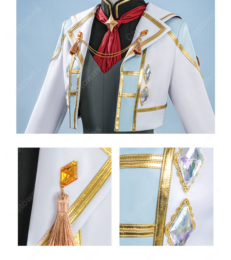 ウマ娘 プリティーダービー オグリキャップ コスプレ衣装 勝負服 シンデレラグレイ 衣装セット 豪華 フルセット-7